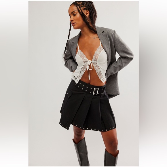 The Ragged Priest x Free People Torch Mini Skirt - Picture 1 of 4